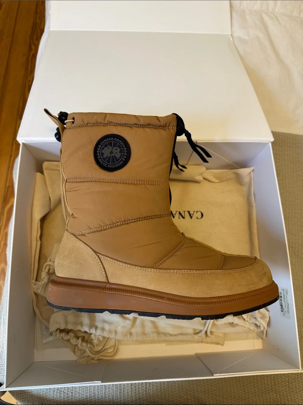 Canada Goose men’s crofton fold down puffer boot